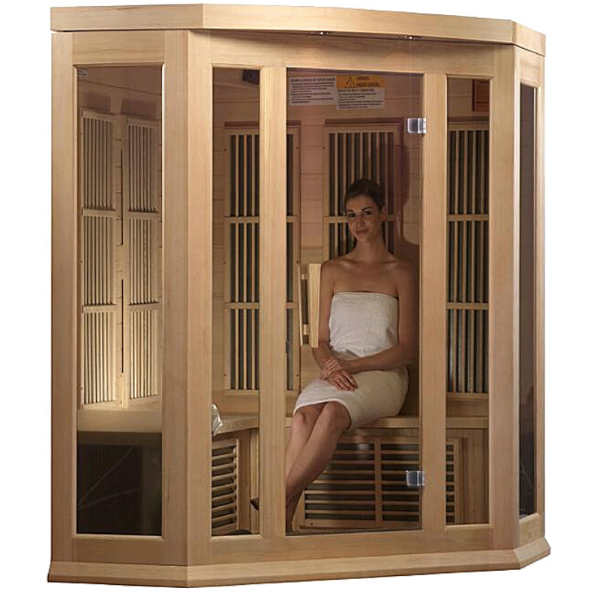 MX-K356-01 Maxxus Low EMF FAR Infrared Sauna Canadian Red Cedar - My Sauna World