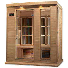 MX-K306-01 Maxxus Low EMF FAR Infrared Sauna Canadian Hemlock - My Sauna World