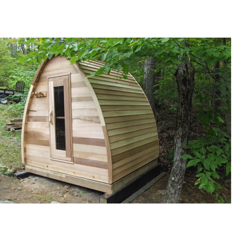 Dundalk LeisureCraft Clear Cedar POD Sauna - My Sauna World