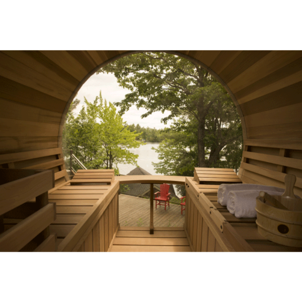 Dundalk LeisureCraft Panoramic View Cedar Barrel Sauna - My Sauna World