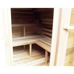 Dundalk LeisureCraft Clear Cedar POD Sauna - My Sauna World