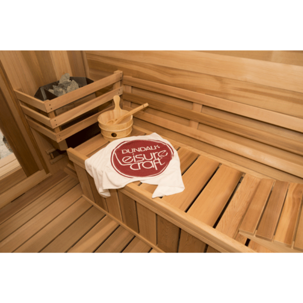 Dundalk LeisureCraft Panoramic View Cedar Barrel Sauna - My Sauna World