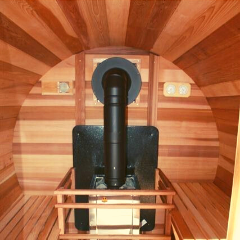 Northern Lights Clear Cedar Barrel Sauna