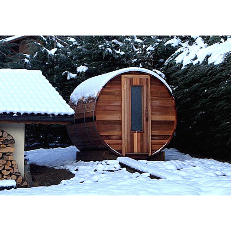 Northern Lights Clear Cedar Barrel Sauna