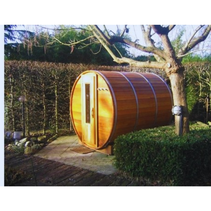 Northern Lights Clear Cedar Barrel Sauna