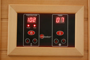 Golden Designs Maxxus "Montilemar Edition" 3 Person Near Zero EMF FAR Infrared Sauna - Canadian Red Cedar