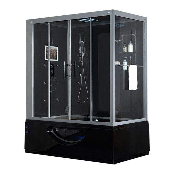 Maya Bath Catania Platinum 2-Person Freestanding Steam Shower 105