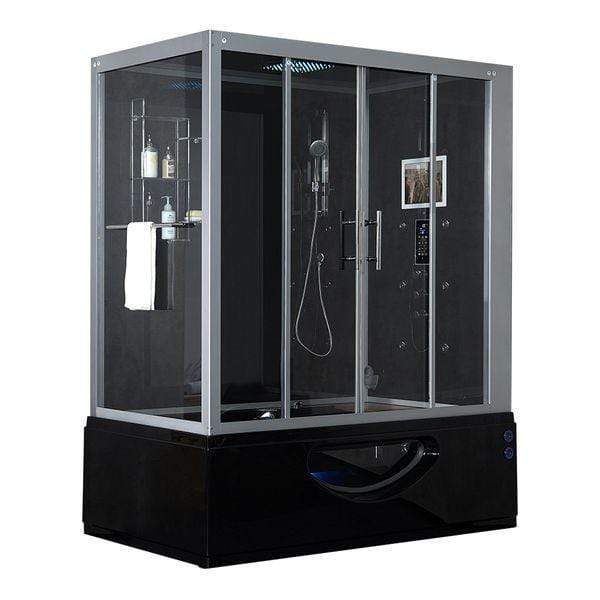 Maya Bath Catania Platinum 2-Person Freestanding Steam Shower 105