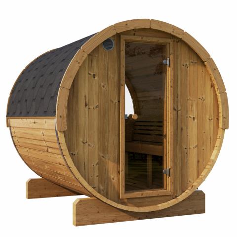 Forever Saunas Thermally Treated 6-Person Sauna With Back Window - Rea