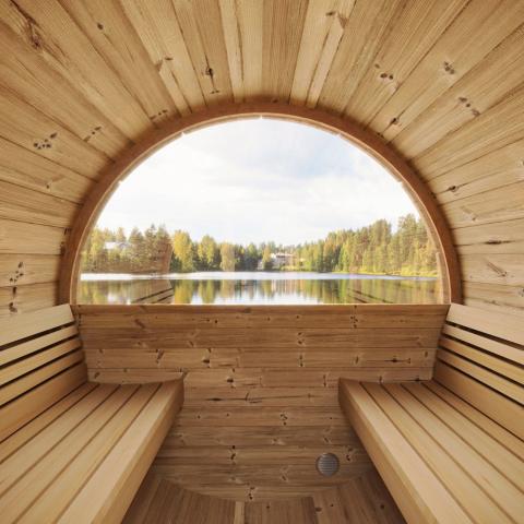 Steam Luxury Sauna Accessories Heat Treated Wood Sauna Shower