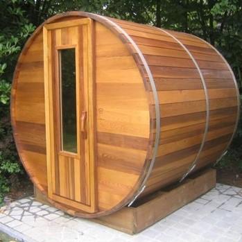 Northern Lights Clear Cedar Barrel Sauna