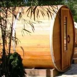 Northern Lights Clear Cedar Barrel Sauna