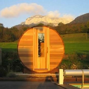 Northern Lights Clear Cedar Barrel Sauna