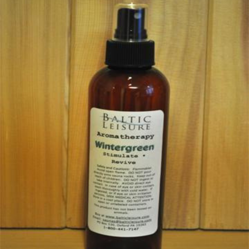 Baltic Leisure Wintergreen Aromatherapy Spray Bottle - My Sauna World